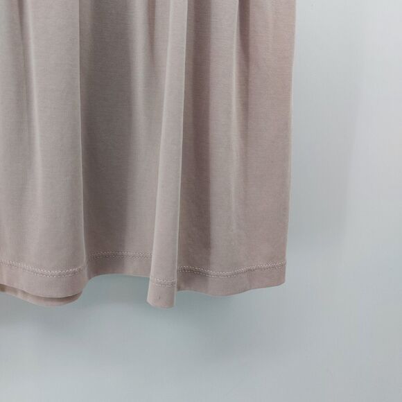 American Eagle Size XS Women's Pale Mauve Dirty Pink Short Sleeve Blouse Baby - Picture 6 of 11